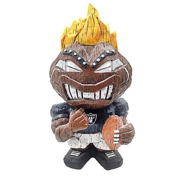 Forever Collectibles Forever Collectibles 9418529204 Oakland Raiders Character Tiki - 8 in. 9418529204